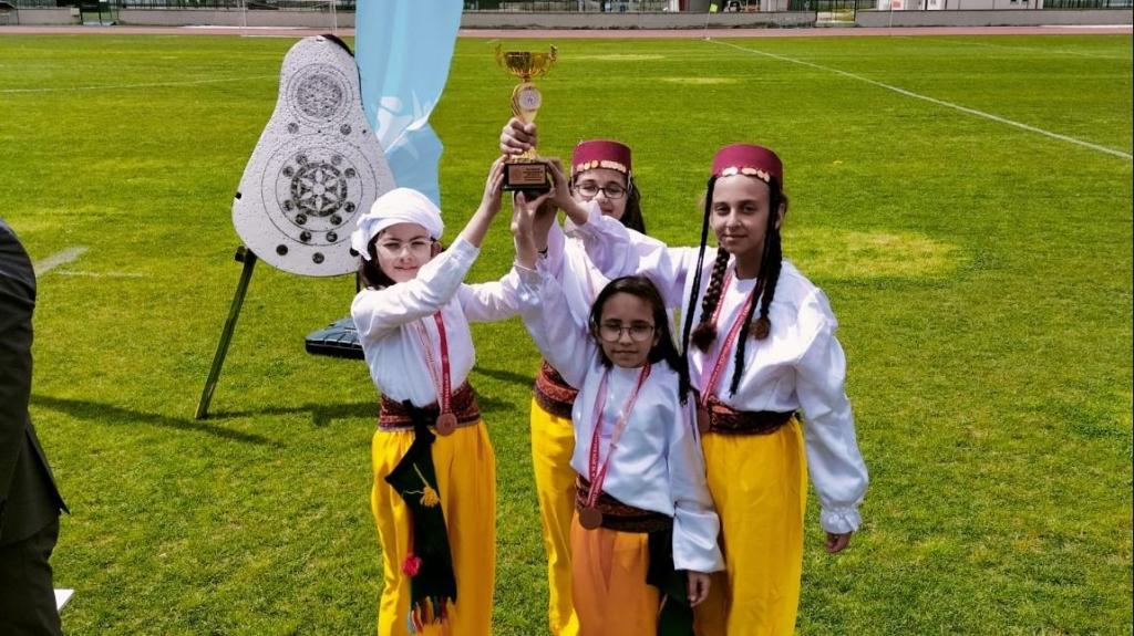 Okul Sporları Geleneksel Türk Okçuluğu müsabakalarına katılan okulumuz dördüncü oldu